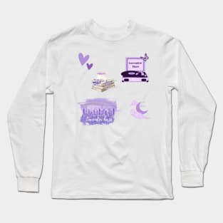 Lavender haze TS10 sticker set Long Sleeve T-Shirt